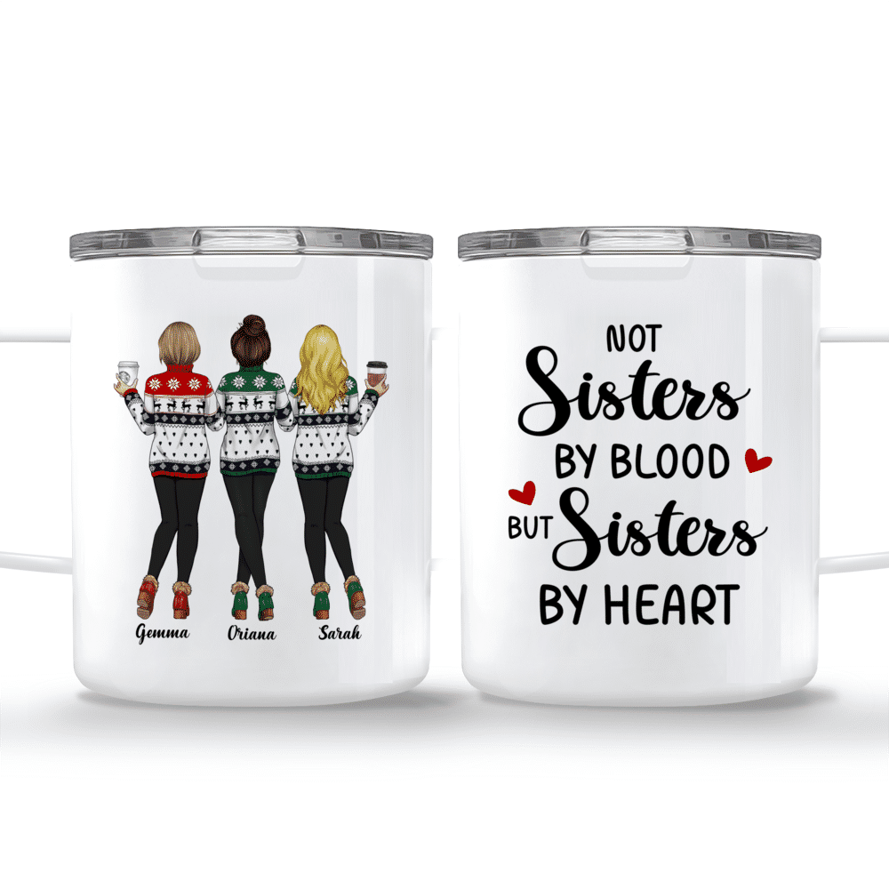 Get Not Sisters By Blood But Sisters By Heart Mug, Best Friends