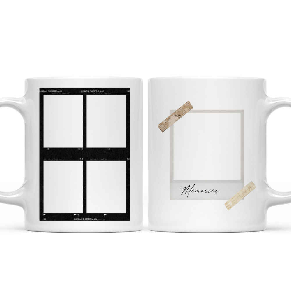 Film Frame Photo Mug - Custom Photo Mug - Gifts For Family, Couple, Friends, Colleagues -  Personalized Mug - 42926 42927