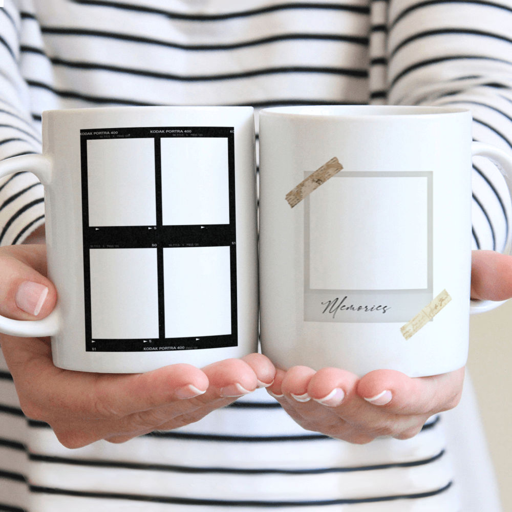 Photo Mug - Film Frame Photo Mug - Custom Photo Mug - Gifts For Family, Couple, Friends, Colleagues -  Personalized Mug - 42926 42927