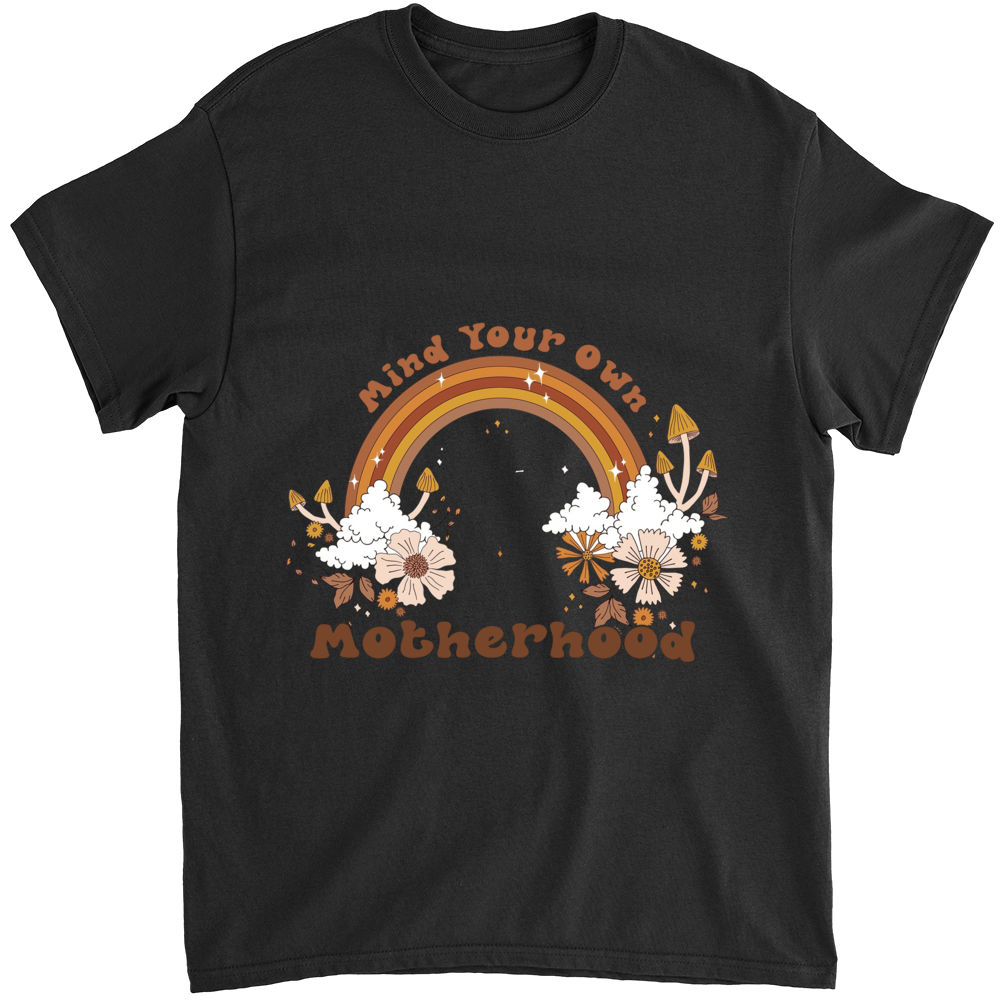 Mind Your Own Motherhood Shirt, Groovy Mama Shirt, Family Matching Shirt 42929_3