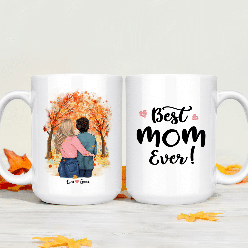 Sentiment Mugs Set of 2 Best Daughter Best Mom Ever Mugs