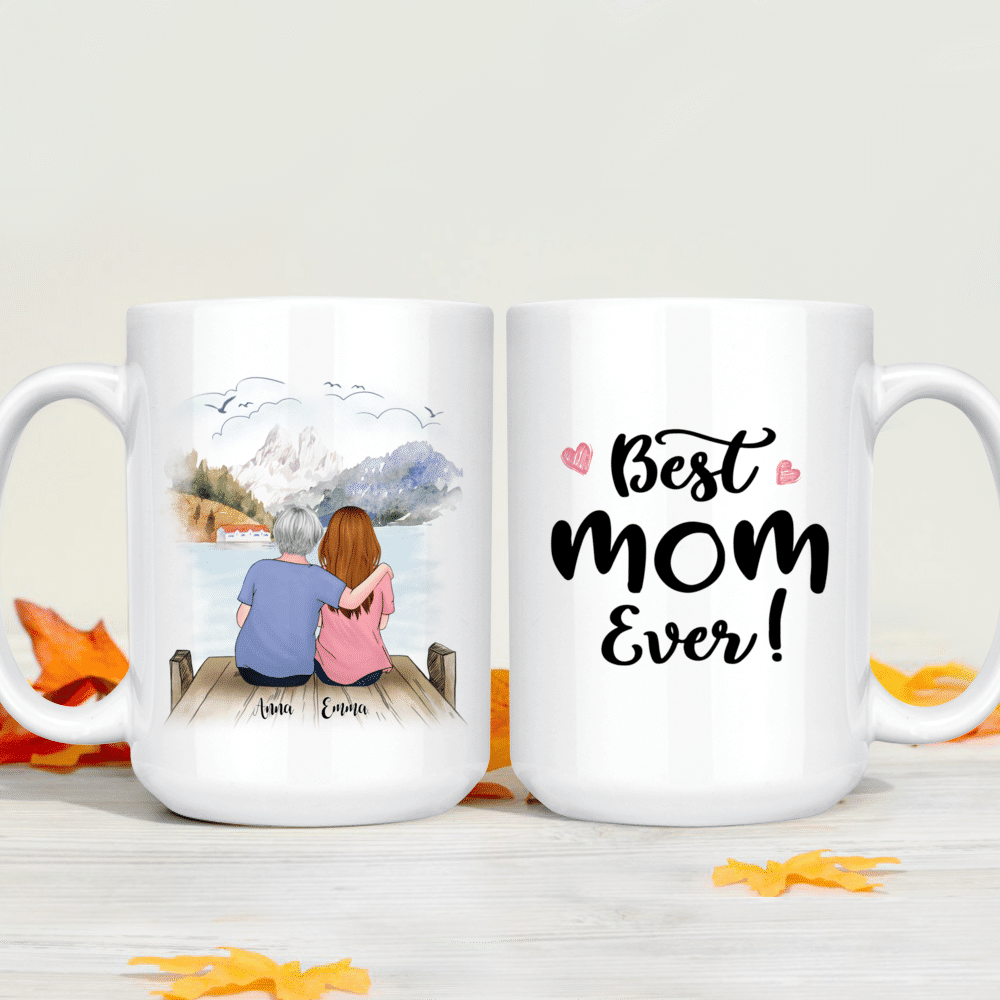 Sentiment Mugs Set of 2 Best Daughter Best Mom Ever Mugs