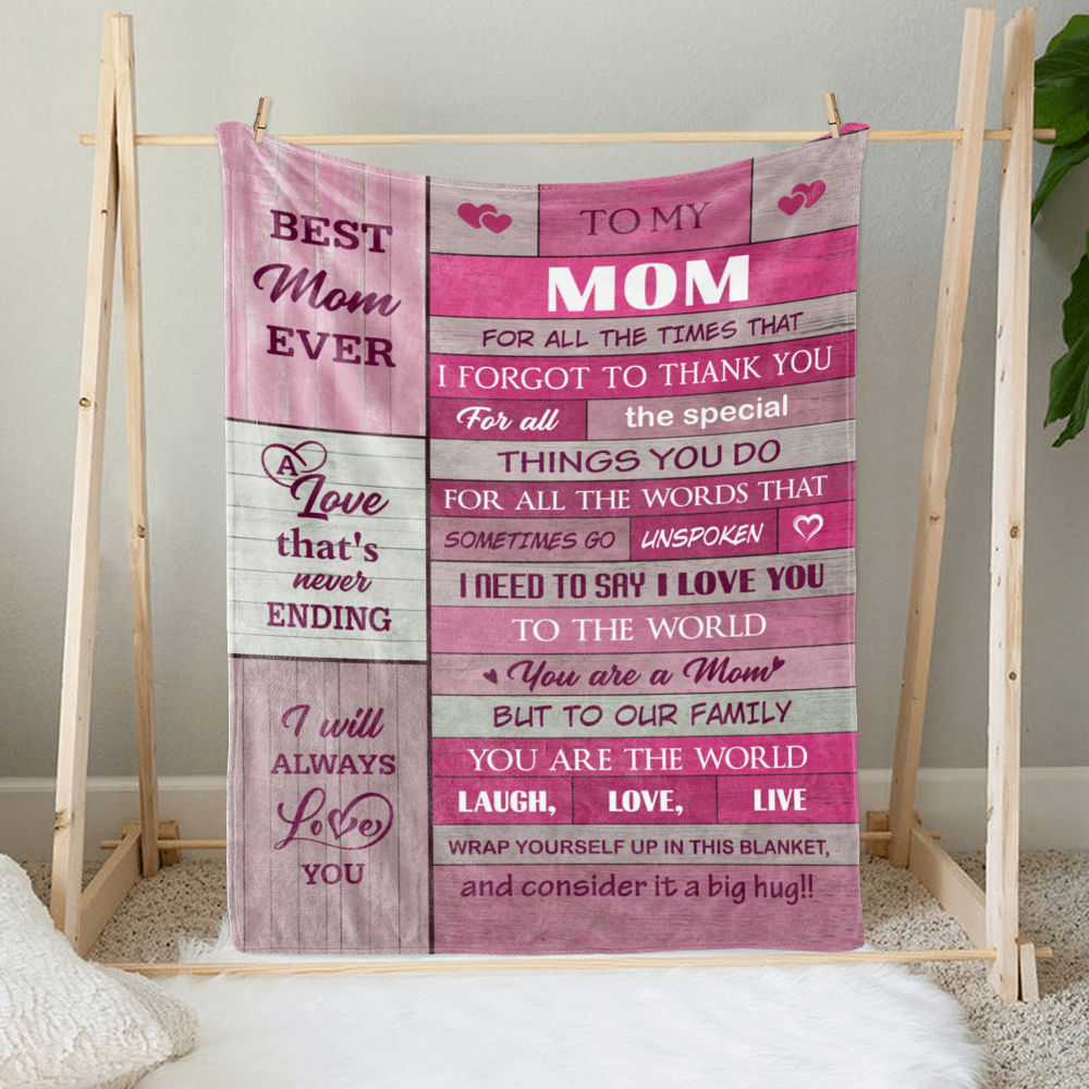 Personalized Blanket - Daughter and Mother Blanket - To My Mom - Gift For Mom, Daughter, Sister, Bestie_1