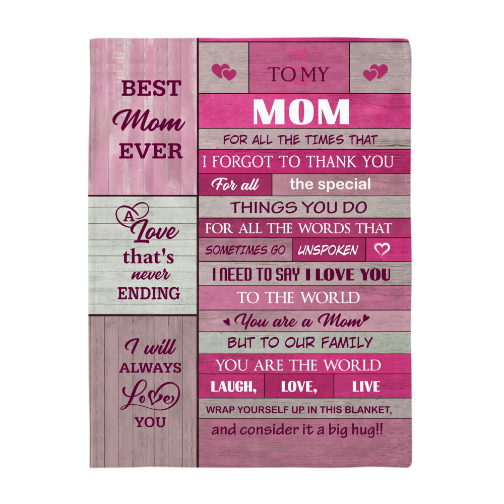 Daughter and Mother Blanket - To My Mom - Gift For Mom, Daughter, Sister, Bestie - Personalized Blanket_2