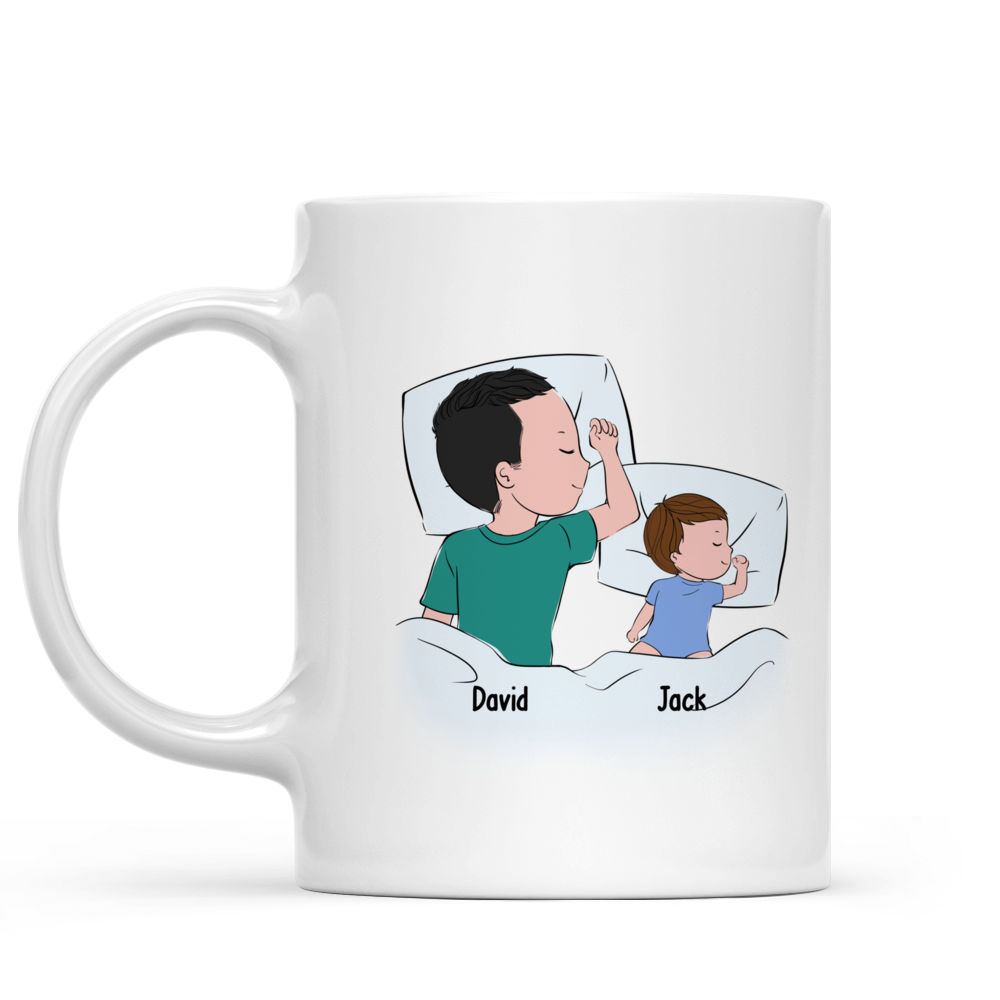 Personalized Mug - Father and Kids - The best thing to spend on your child is time_3