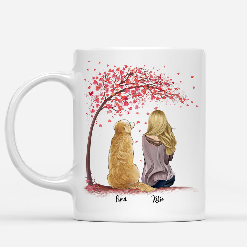 Girl and Dogs - My valentine calls me dog mom_1