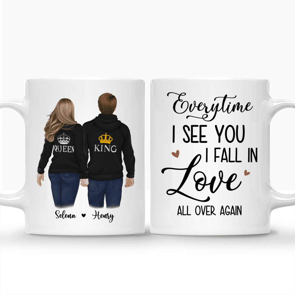 Hoodie Couple - Everytime I See You I Fall In Love All Over Again_3