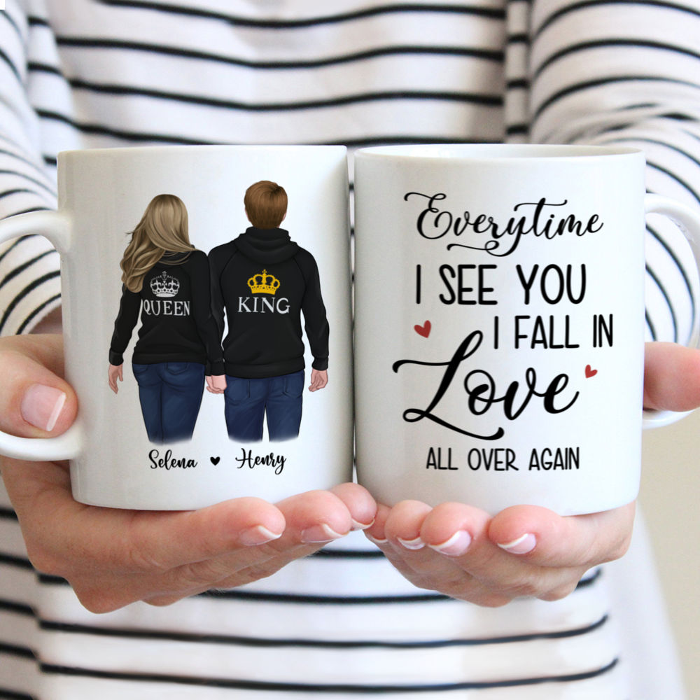 Hoodie Couple - Everytime I See You I Fall In Love All Over Again