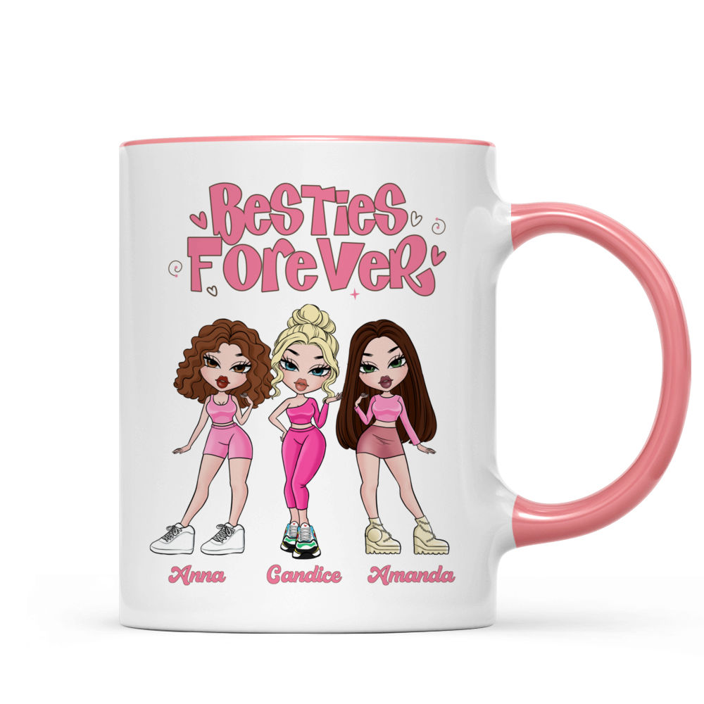 Trendy Personalized Mug for Your Friends - Friends Forever - Personalized Wine Glass_3