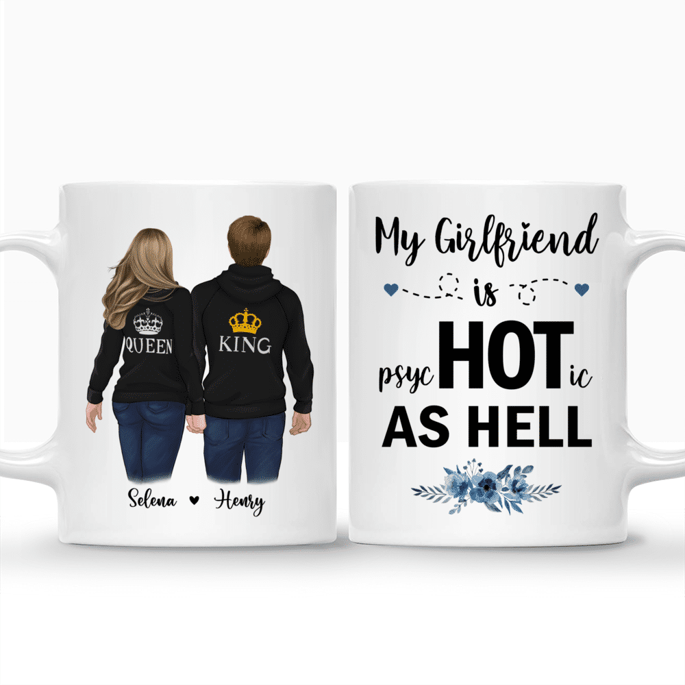 Hoodie Couple - My Girlfriend Is psycHOTic As Hell_3