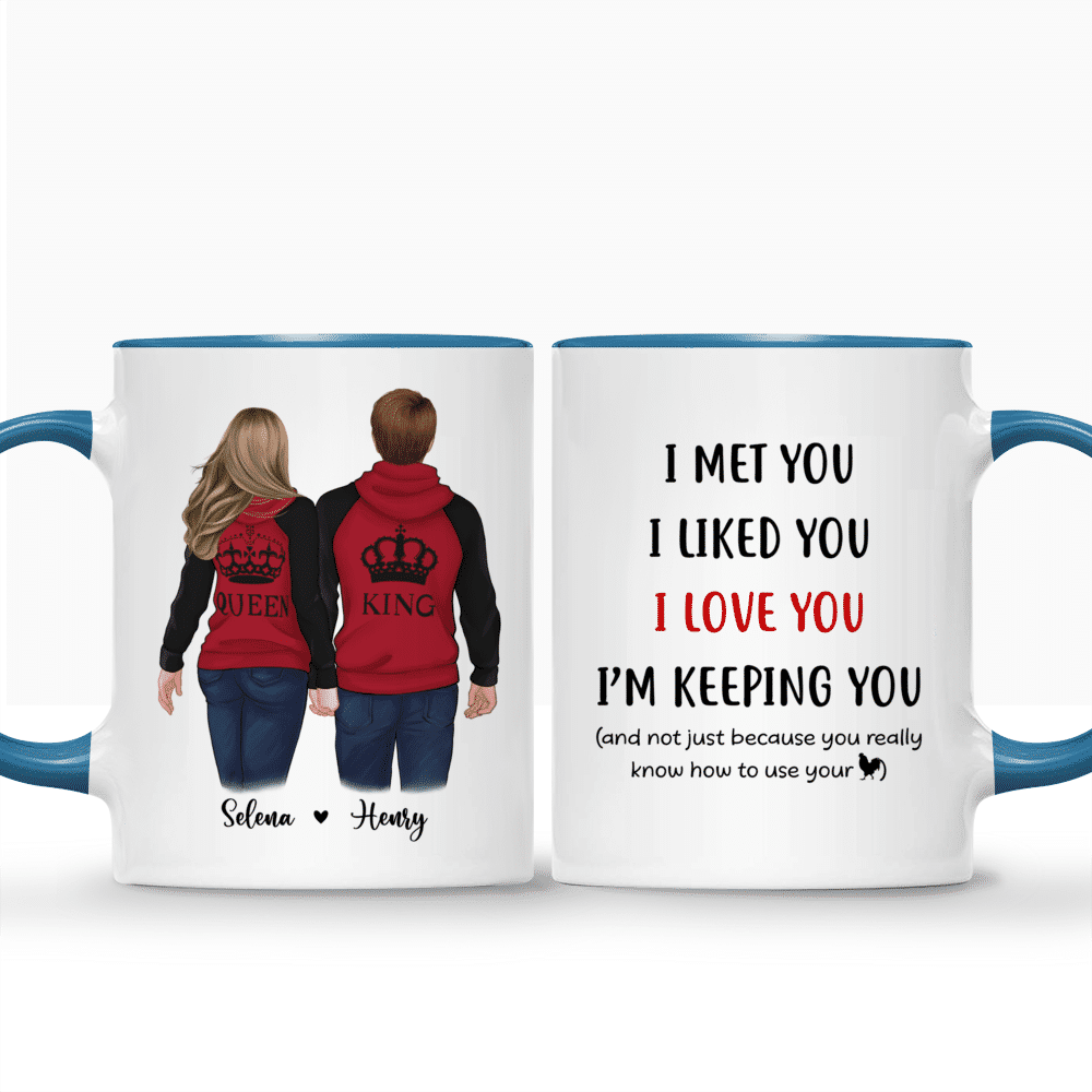 Couple Couple Coffee Cup Meet You Like You Keep You Love - Temu