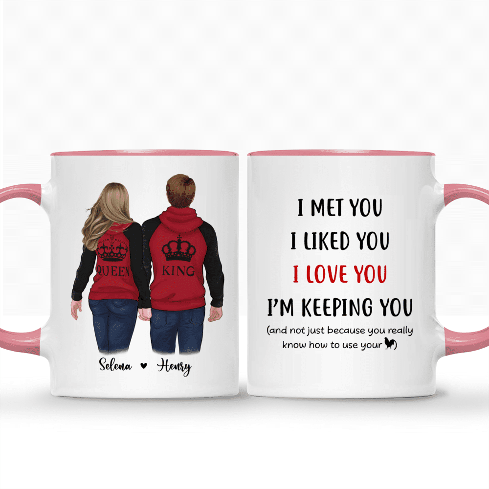 Couple Custom Mug Me Talking You Pretending To Listen Personalized Val -  PERSONAL84