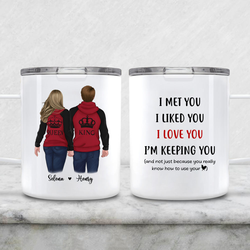 Couple Custom Mug Me Talking You Pretending To Listen Personalized Val -  PERSONAL84