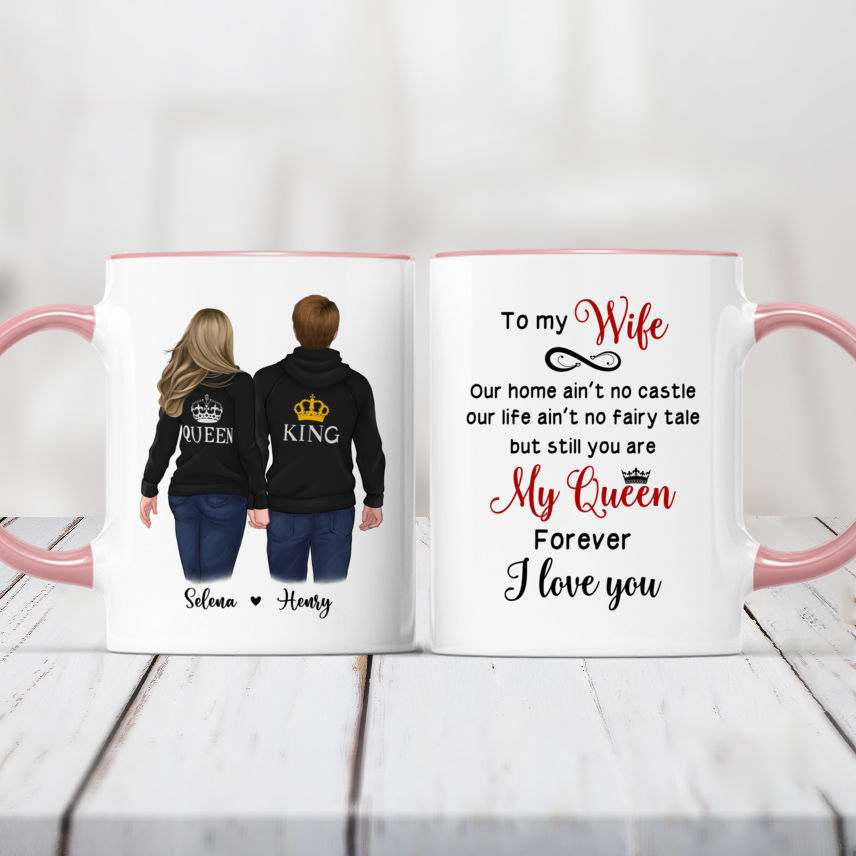 Hoodie Couple - To My Wife Our Home Ain't No Castle Our Life...