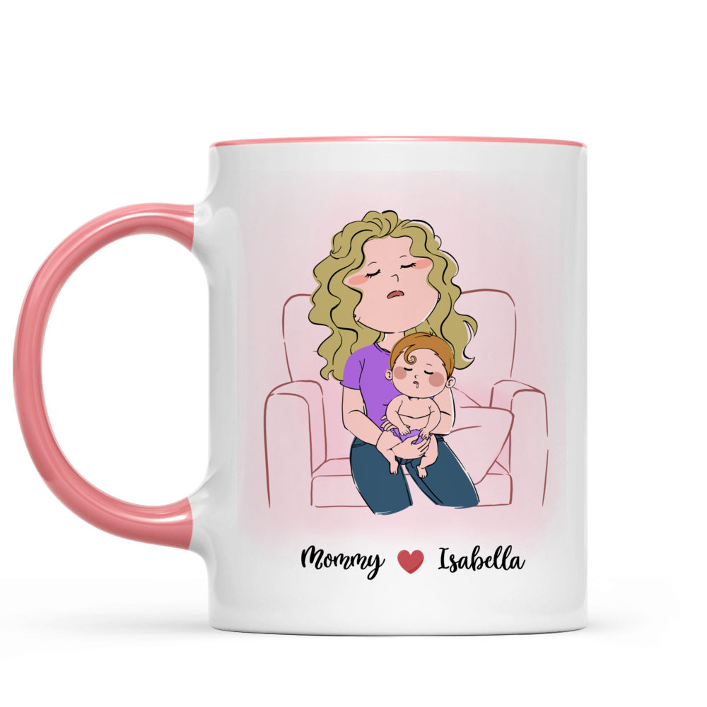 First Mother's Day - You're doing a great job mommy Happy 1st Mother's Day (c) - Personalized Mug_3