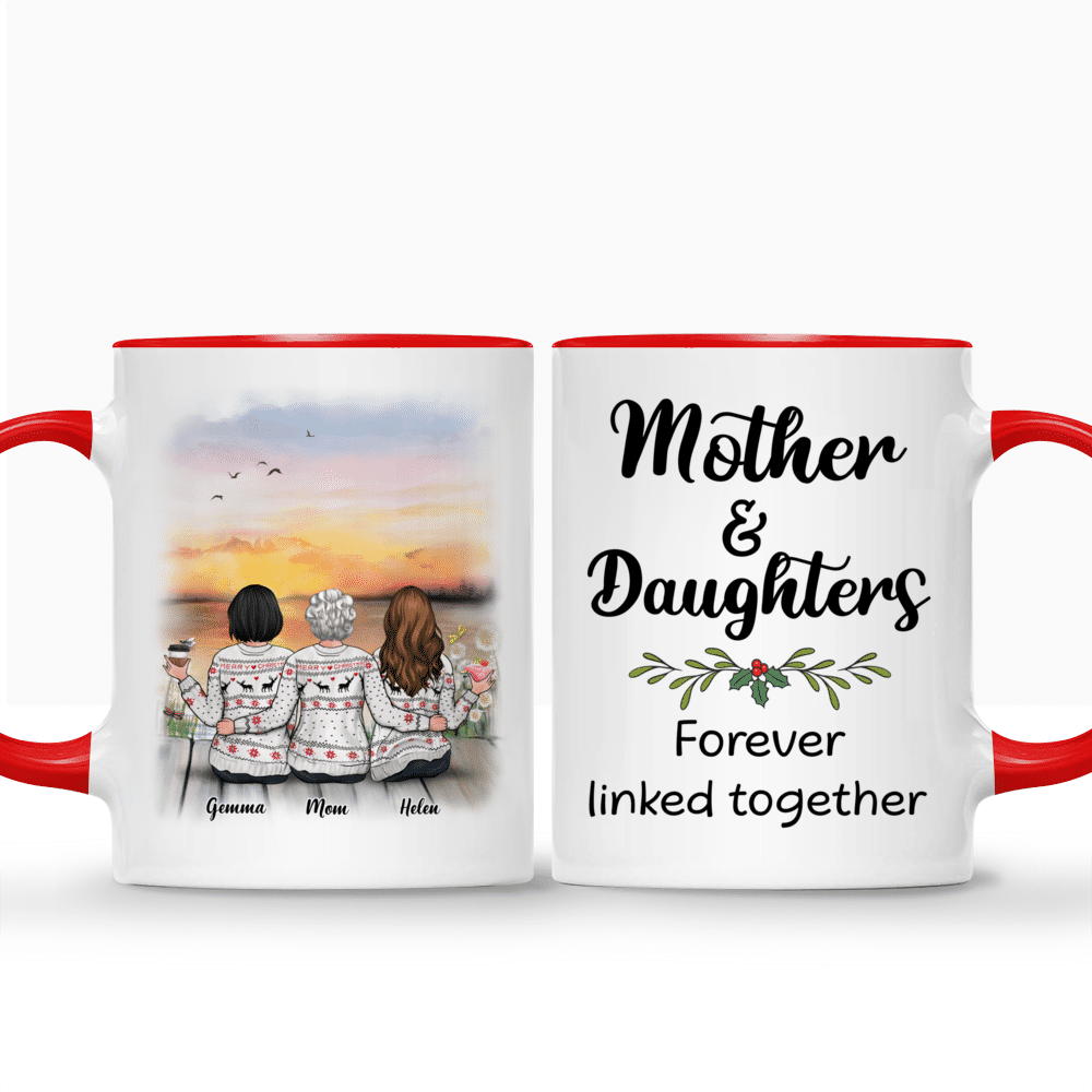 Mother & Daughter Custom Coffee Cups - Sunset - Like Mother Like Daughters