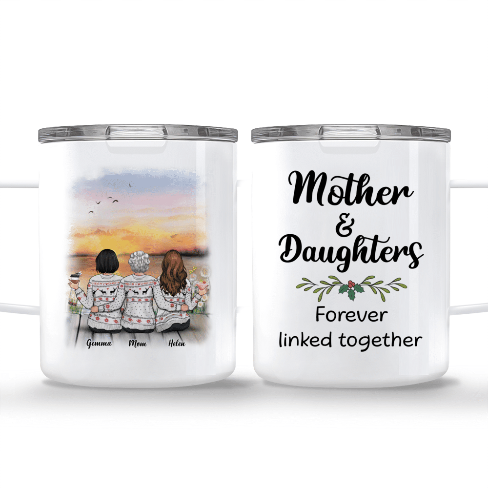 Mother & Daughter Custom Coffee Cups - Sunset - Like Mother Like Daughters