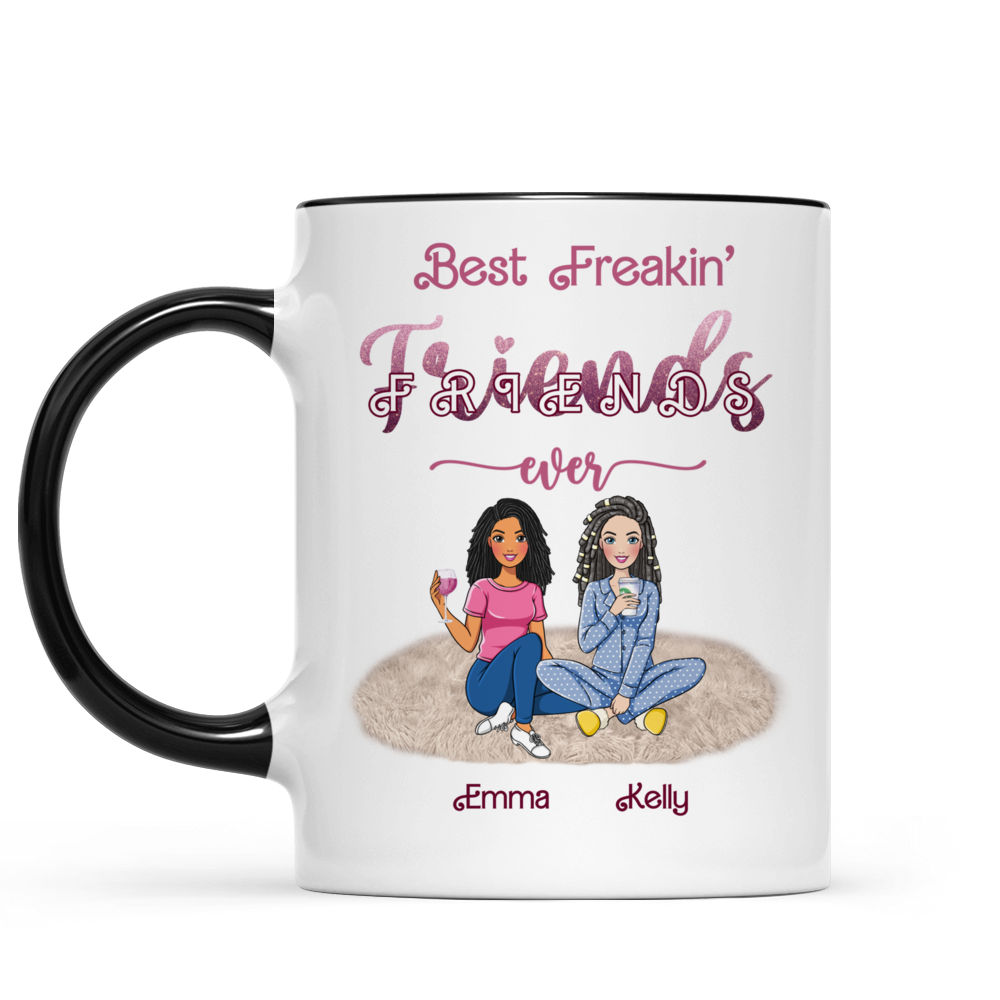 Sisters/Besties Mug - Best Freakin' Sisters Ever - Barbie V_3