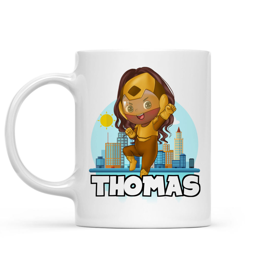 Personalized Mug - Mug For Kids - Personalized Superhero Kid - TRENDY GIFT FOR KIDS v2_2