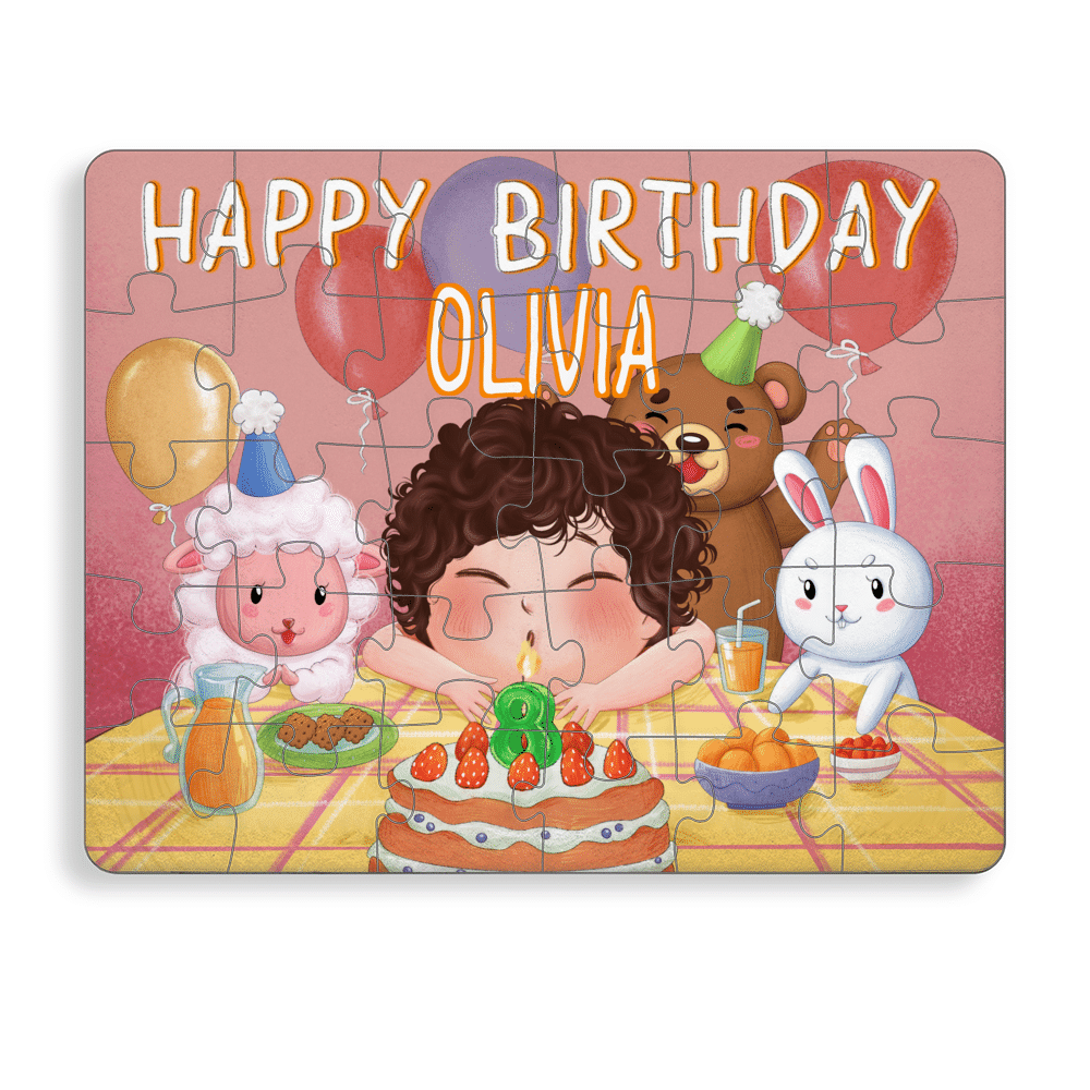 Personalized Puzzle - Jigsaw Puzzle Personalized - HAPPY BIRTHDAY | Gift for Kids - Trendy 2024_8