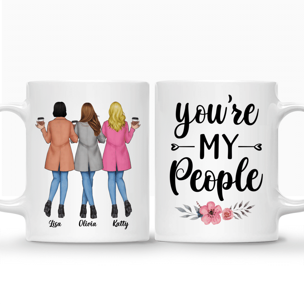 Camel Coat - You're My People v2 - Personalized Mug_3