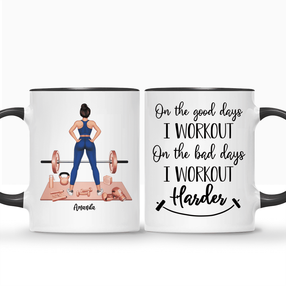 I'd Have Quit But Trainer Scares Me Funny Gym Fitness Mug 11oz 