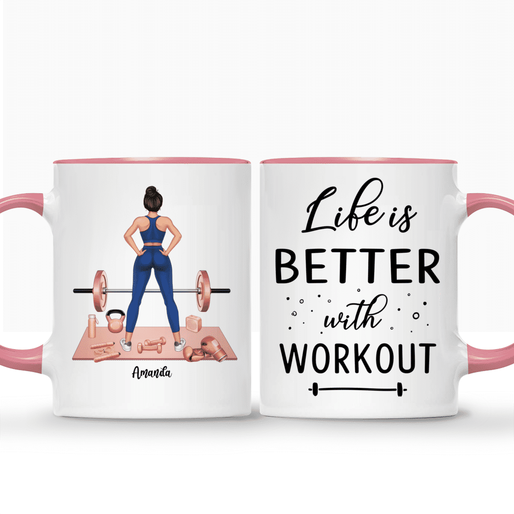 Gym Mug Gym Gifts for Women Gym Girl Mug Personal Trainer Gift Idea Workout  Mug Girls Who Lift Fitness Gifts for Women PT Mug 