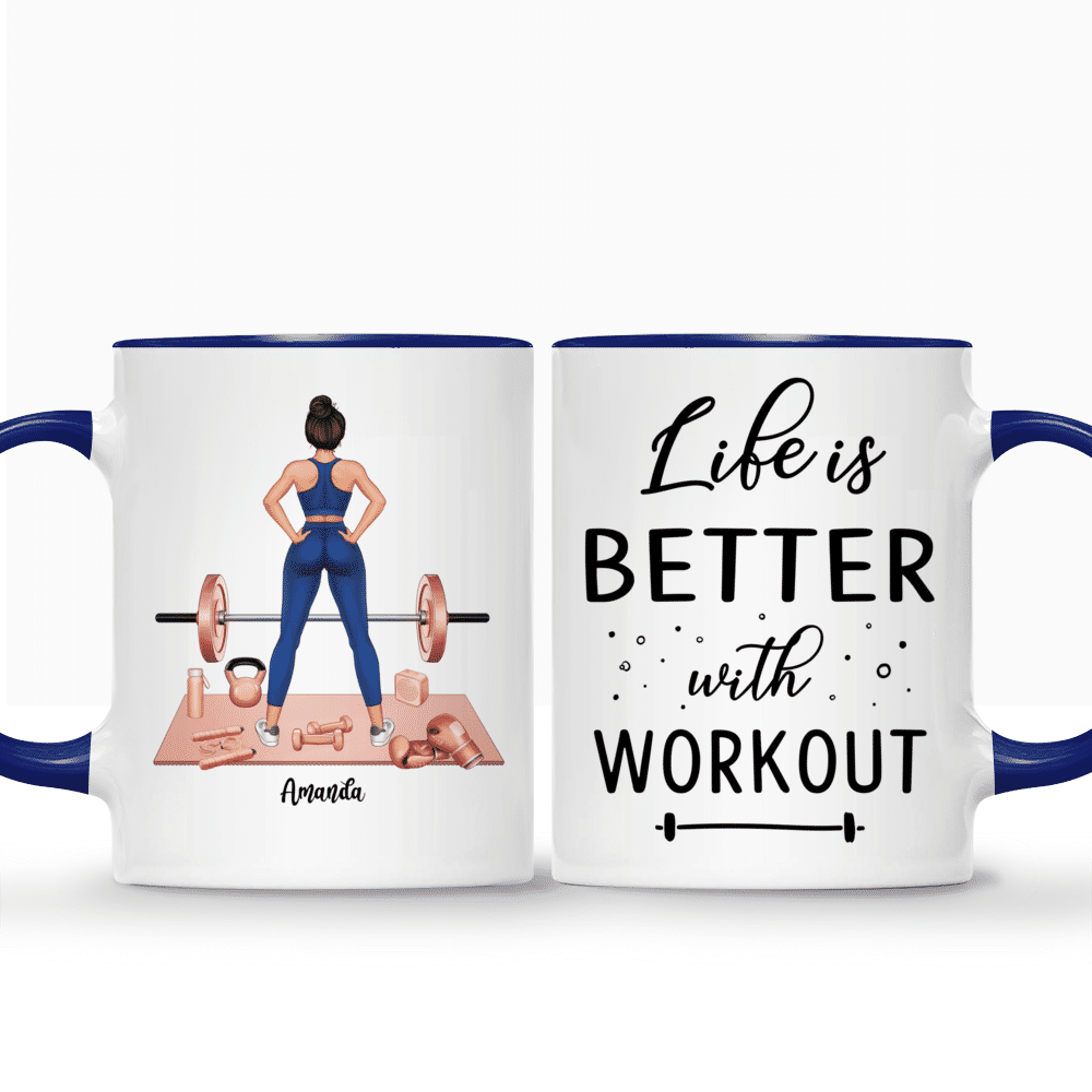 I Don't Need Therapy I Just Need The Gym Funny Fitness Coffee Ceramic Mug