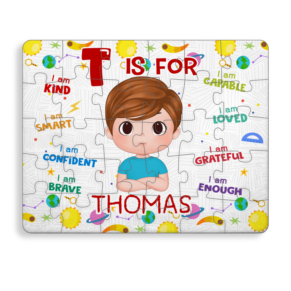 Personalized Puzzle - Jigsaw Puzzle Personalized - HAPPY BIRTHDAY | Gift For Grandkid - Gift for Kids - Trendy 2024 Ver 2024_7