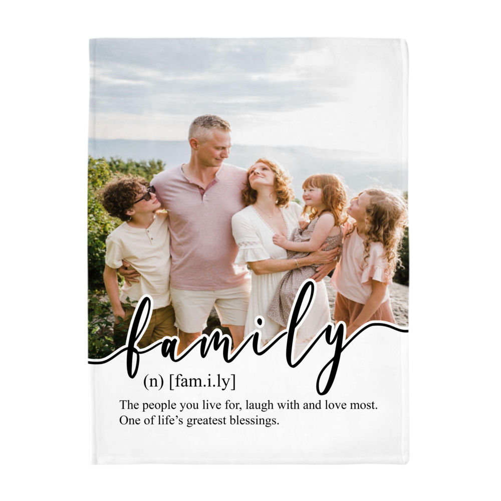 Photo Blanket - Photo Upload - Gift For Mom,Dad, Family_9
