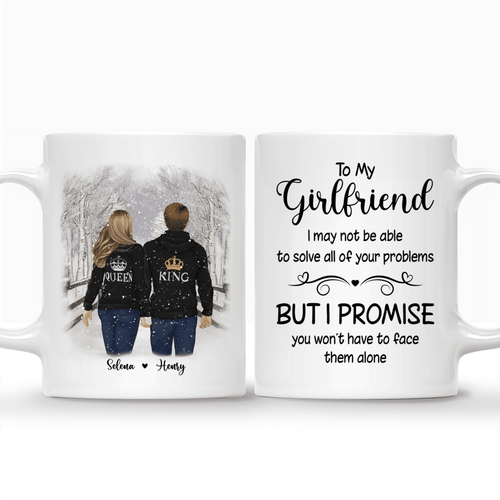 Valentine's Day Gifts For Girlfriend - To my Girlfriend I may not be able to solve all of your problems...Couple Gifts - Personalized Mug_3