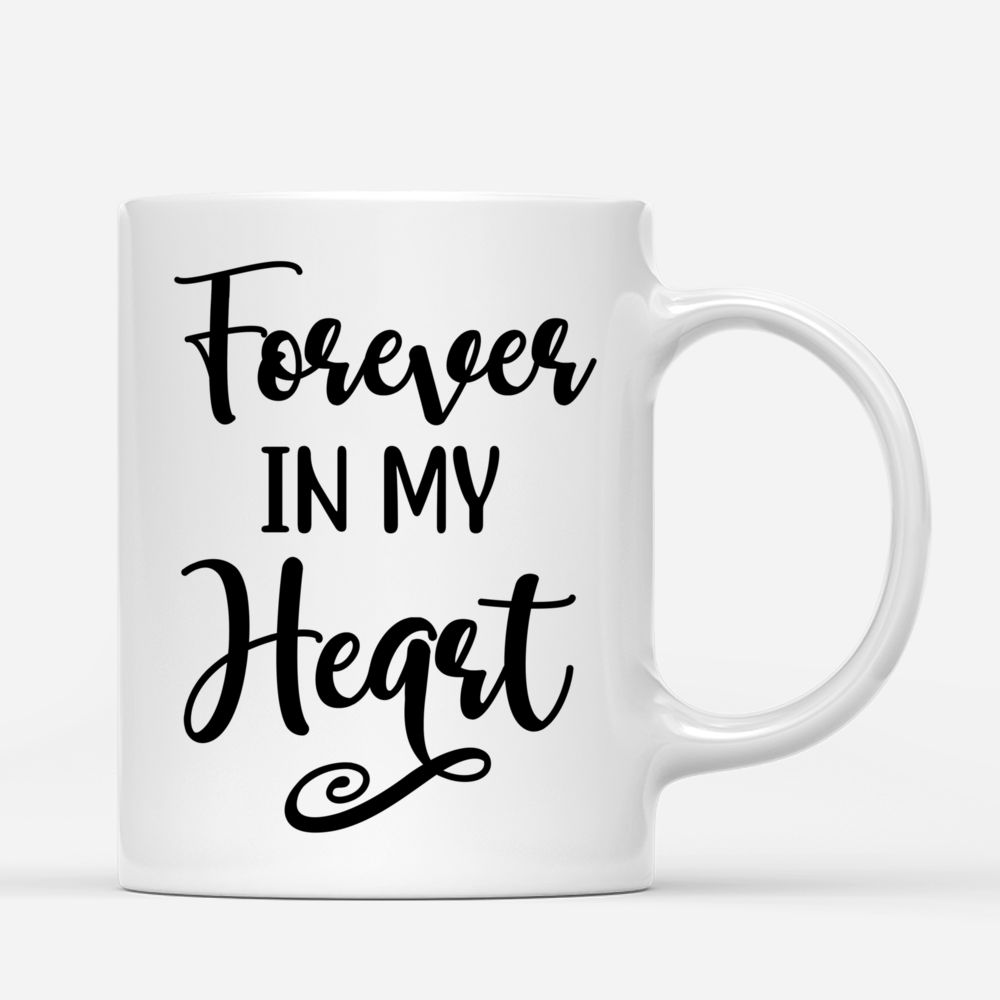 Personalized Mug - Girl and Dogs - Forever In My Heart_2