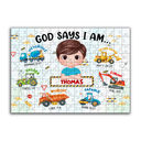 Jigsaw Puzzle Personalized - HAPPY BIRTHDAY | Gift For Grandkid - Gift for Kids - Trendy 2024 New 2024