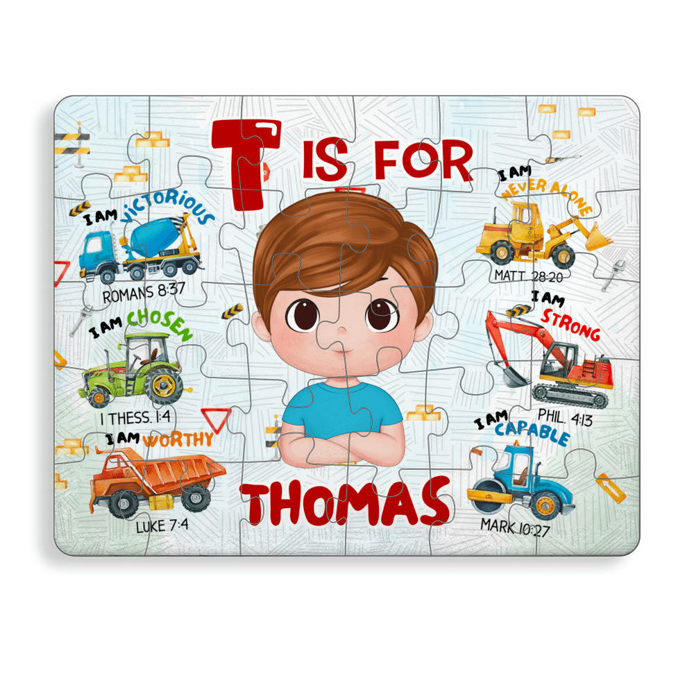 Personalized Puzzle - Jigsaw Puzzle Personalized - HAPPY BIRTHDAY | Gift For Grandkid - Gift for Kids - Trendy 2024 New 2024_7