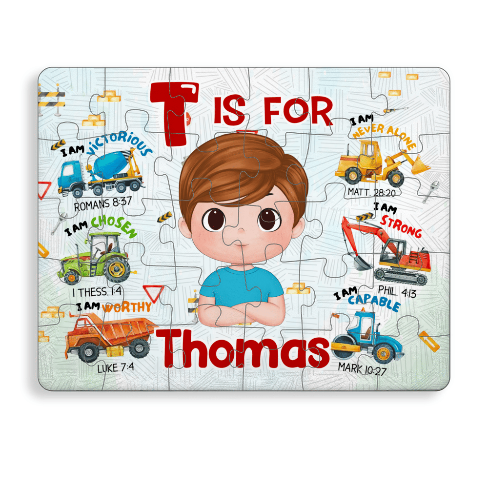 Jigsaw Puzzle Personalized - HAPPY BIRTHDAY | Gift For Grandkid - Gift for Kids - Trendy 2024 New 2024 - Personalized Puzzle_7