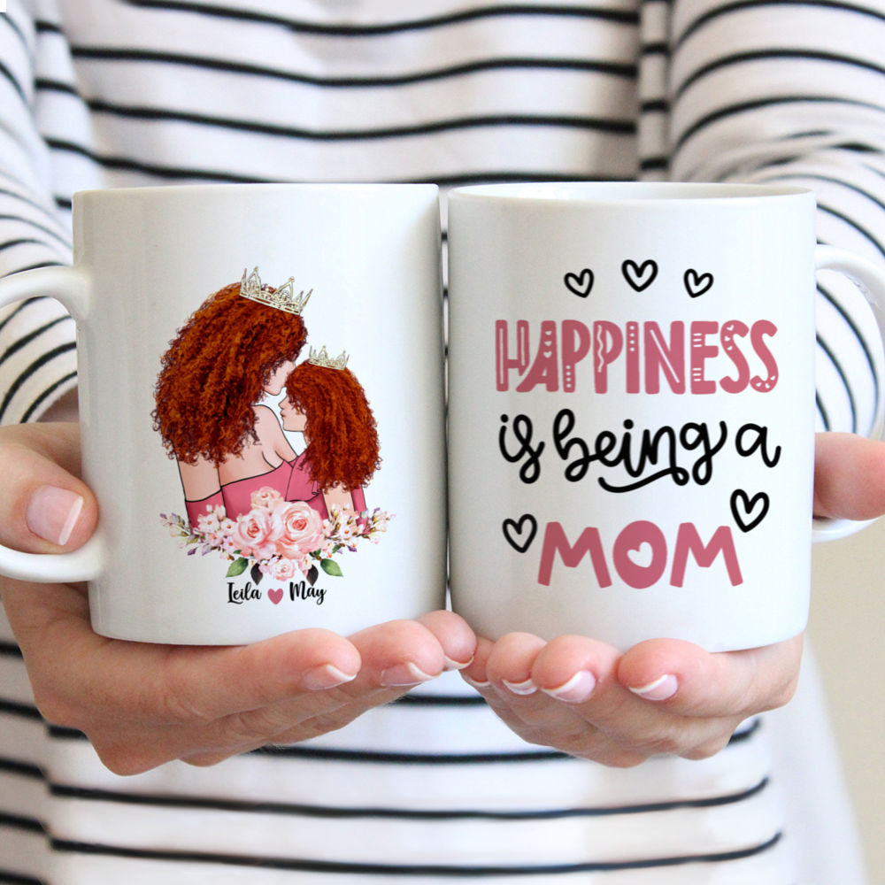 Mom Coffee Mugs  Happiness is Being a Mom Coffee Mug or Coffee