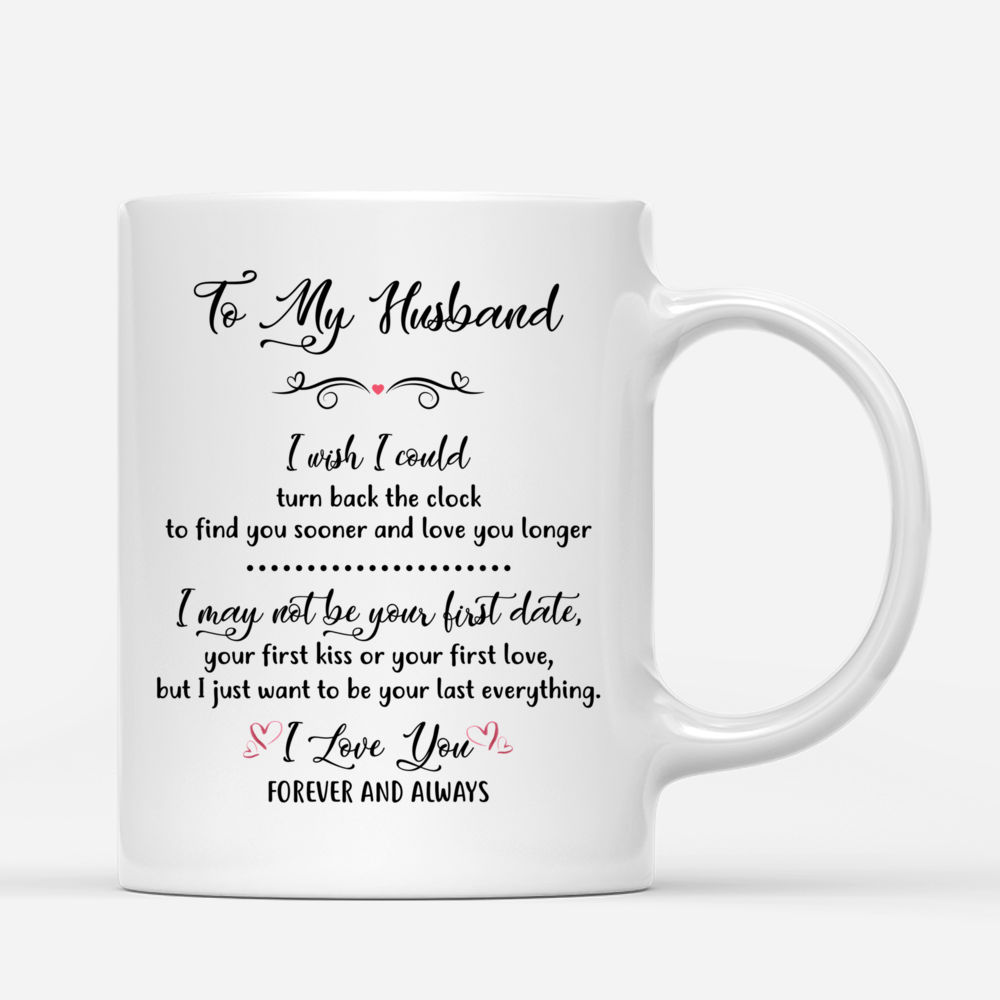 Winter Romance - To My Husband I Wish I Could Turn Back The Clock - Couple Mug_2