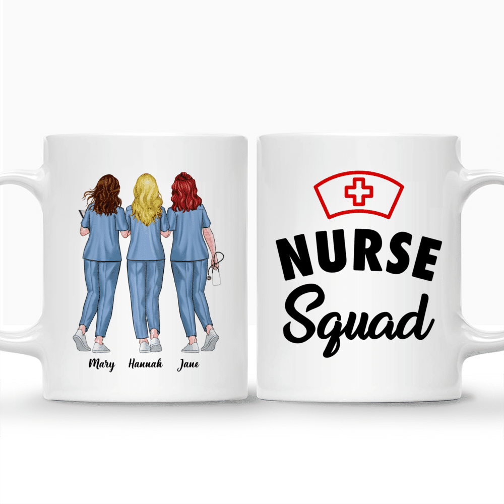 Personalized Mug - Nurse Squad Mug - Nurse Squad - Up to 5 Ladies_3