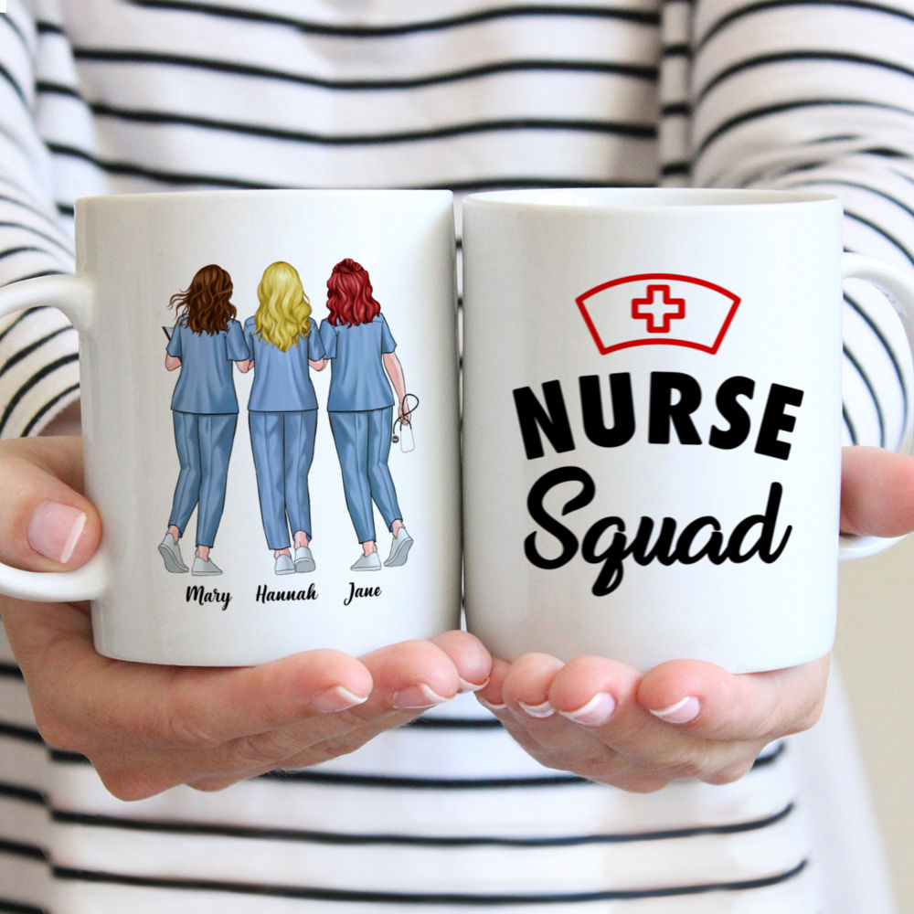 Personalized Mug - Nurse Squad Mug - Nurse Squad - Up to 5 Ladies