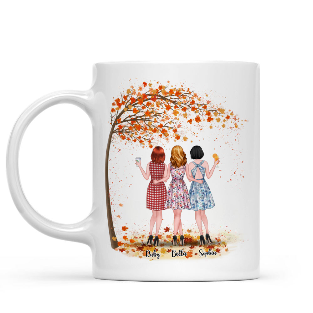 Up to 3 Girls - Soul Sisters  (Autumn) - Personalized Mug_1