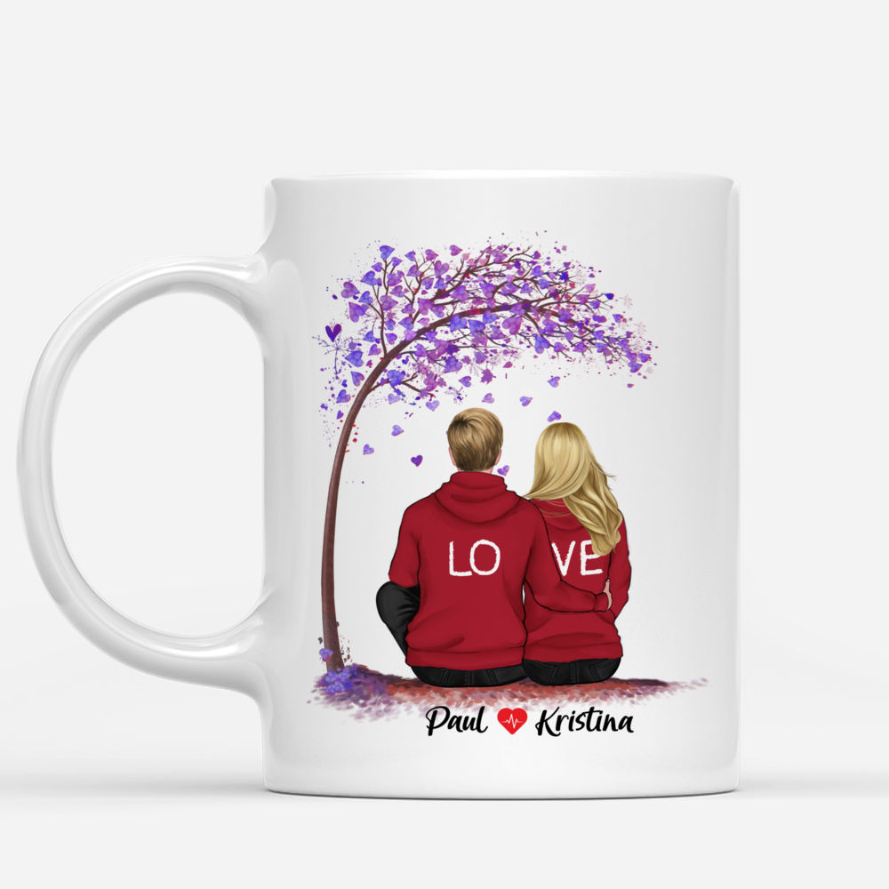 Personalized Mug - Couple Mug - My heart is wherever you are - Couple Gifts, Valentine's Day Gifts, Gifts For Her, Him_1