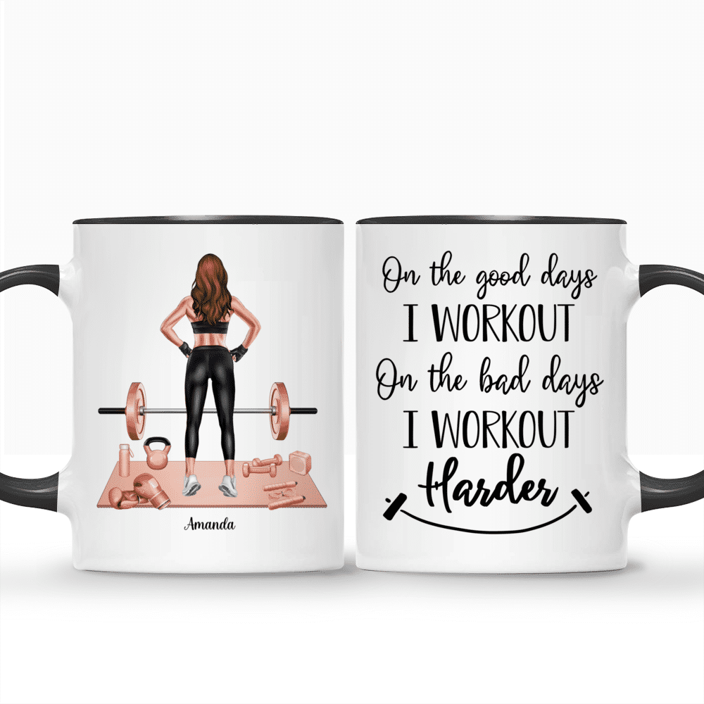 Gym Mug Customized On The Good Days I Workout - PERSONAL84