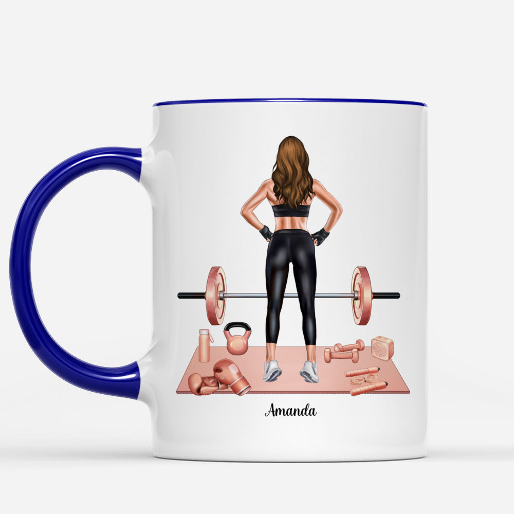 Gym Girl (Ver 2) - On The Good Days I Workout On The Bad Days I Workout  Harder - Personalized Mug