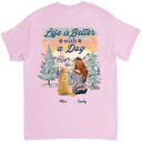 Dog Lover Gifts - A girl and her dog a bond that can't be broken Y1