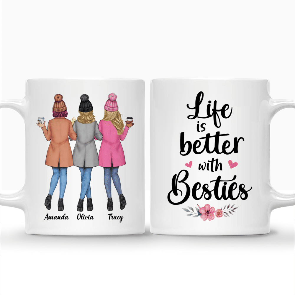 Personalized Mug - Camel Coat - Life Is Better With Besties_3