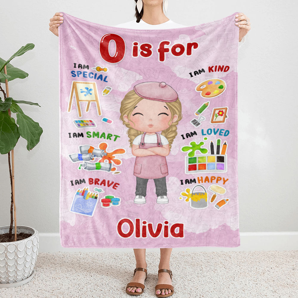 Blanket Personalized - My Dream Job Blanket | Birthday Gift For Kids - Trendy 2024 (62968) - Personalized Blanket_1