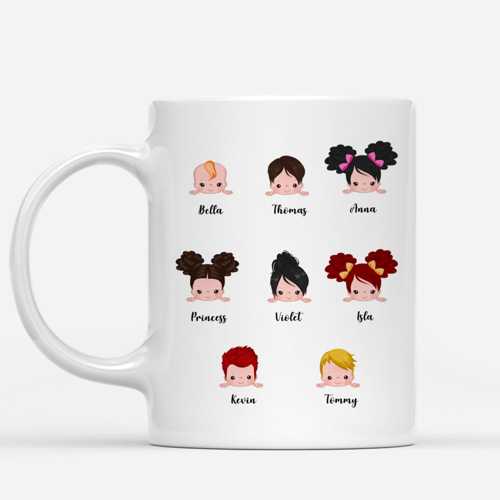 Personalized Mug - Up to 9 Kids - Life Is Better With Siblings_1