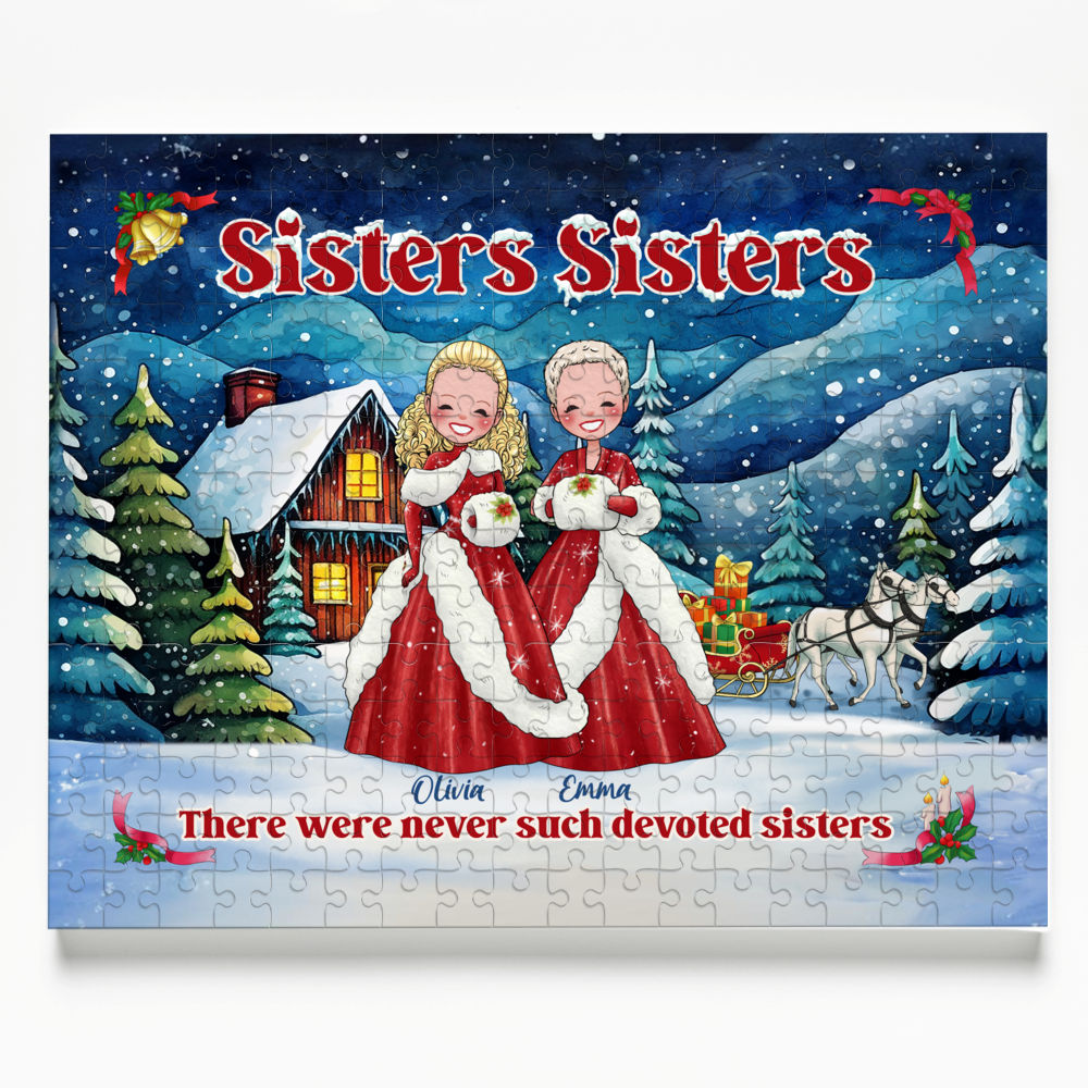 Jigsaw Puzzle Personalized - Christmas - Sisters Sisters - Personalized Puzzle_5