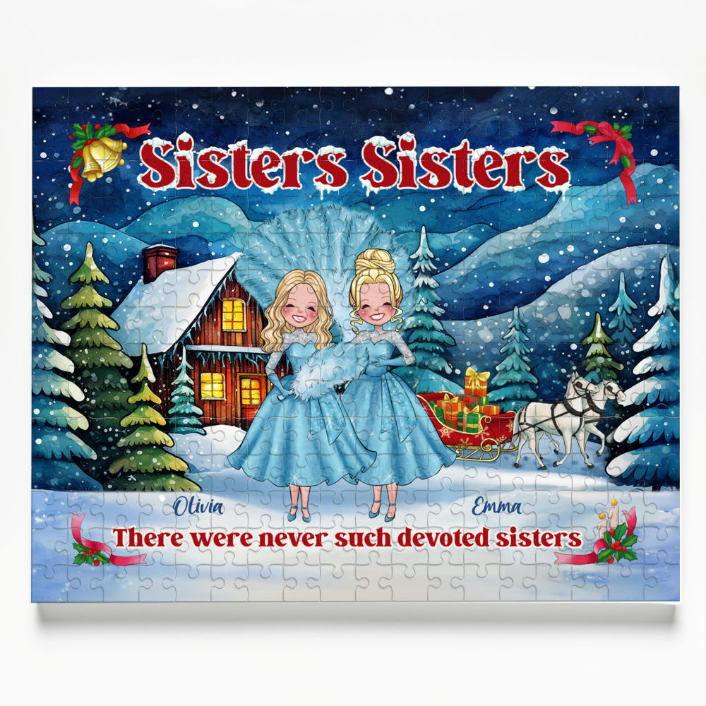 Jigsaw Puzzle Personalized - Christmas B - Sisters Sisters - Personalized Puzzle_4