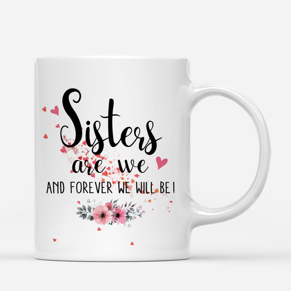 Personalized Sister Mugs - Sisters Are We - And Forever We'll Be (Love Tree)_2